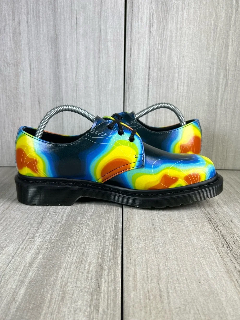 NEW Dr. Martens Docs 1461 Heat Map Genix Nappa Leather Oxford Boot Mens Size 8